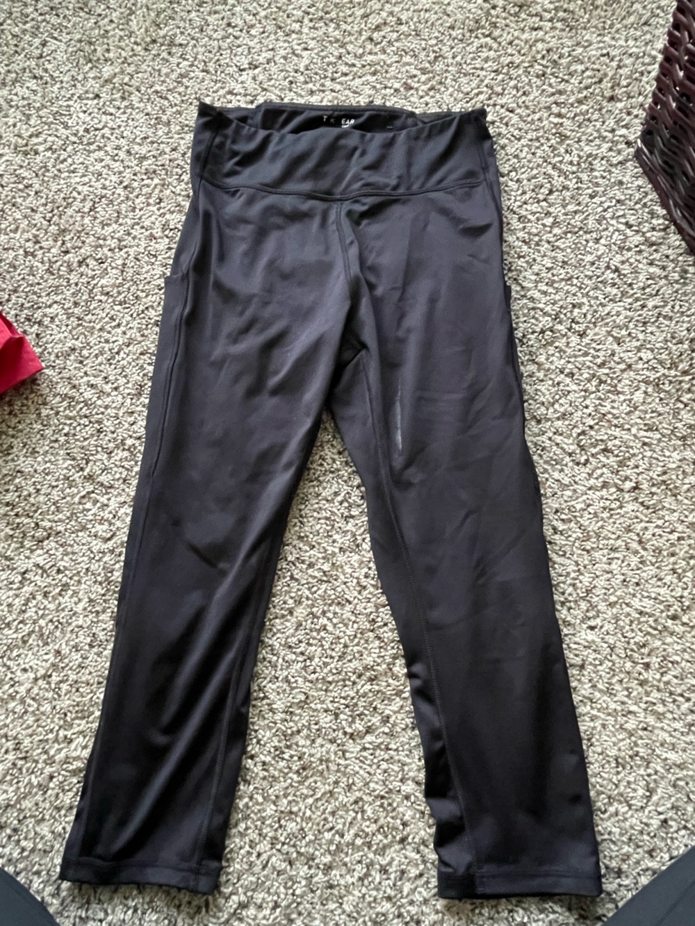 tek gear Black Athletic capris